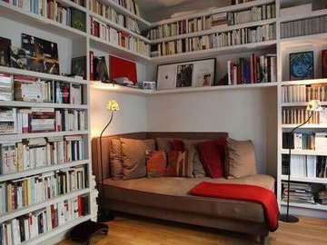 Семь оригинальных идей для размещения ваших книг